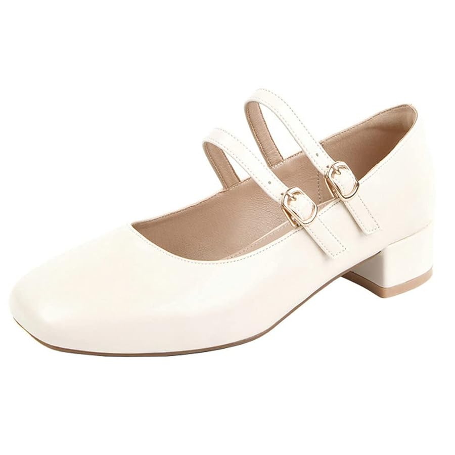 Amazon.com | KISSASA Womens Square Toe Patent Mary Jane